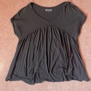 Mudd Gray Flowy Top Size L